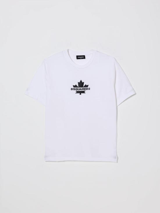 26SS [키즈] 디스퀘어드2 티셔츠 DQ2743D0AC7 DQ100 White