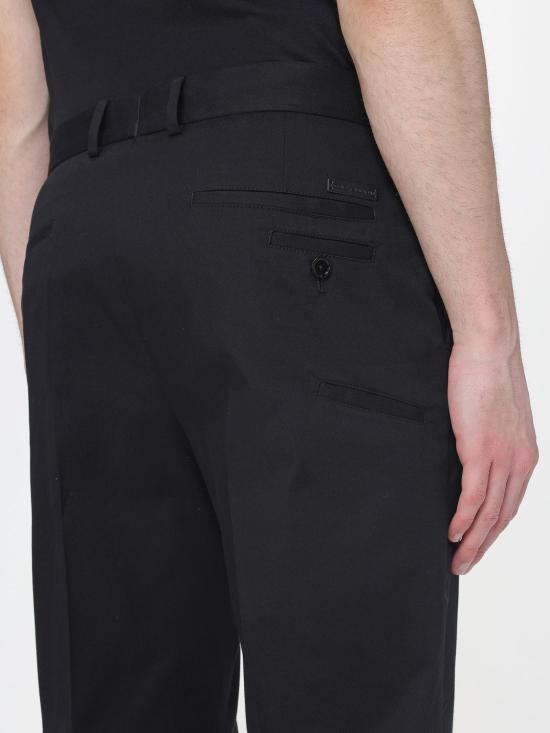 26SS 돌체앤가바나 스트레이트 팬츠 GP1I9TFUFJU N0000 Black - DOLCE & GABBANA