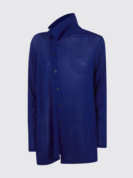 26SS 와이즈 요지 야마모토 스웨터 YQT24677 1 Blue - Y’S YOHJI YAMAMOTO