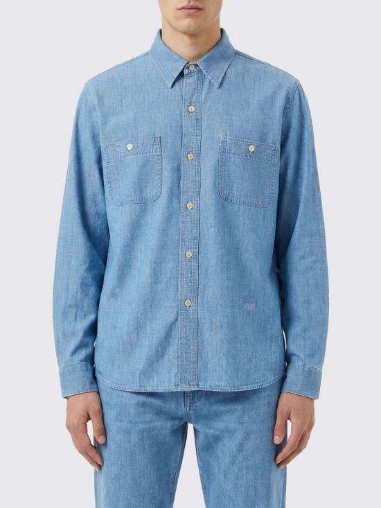 26SS 리바이스 셔츠 001LH 0000 Gnawed Blue