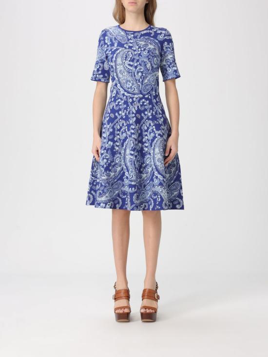 26SS 에트로 롱 원피스 WRKA0022AQ332 S9883 Blue