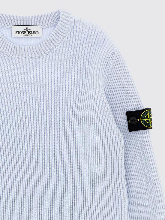 25FW [키즈] 스톤 아일랜드 풀오버 5100010S0C02 V004A Blue - STONE ISLAND