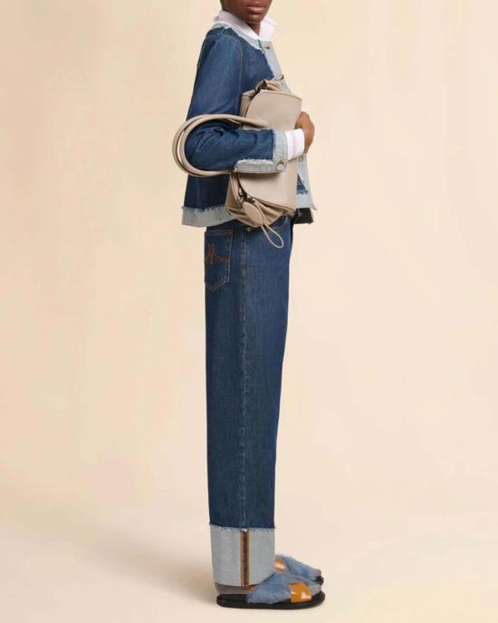  마르니 데님 팬츠 블루 데님 인사이드 아웃 진 미디엄 워시 데님 - MARNI