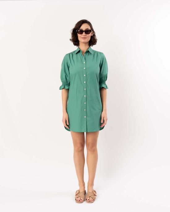  핀리 원피스 밀러 드레스 켈리 그린 - FINLEY