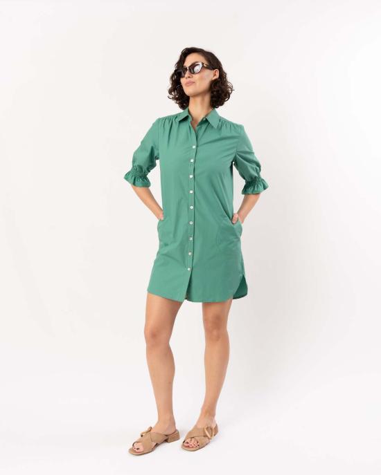  핀리 원피스 밀러 드레스 켈리 그린 - FINLEY