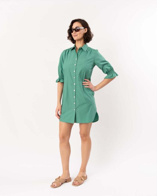  핀리 원피스 밀러 드레스 켈리 그린 - FINLEY