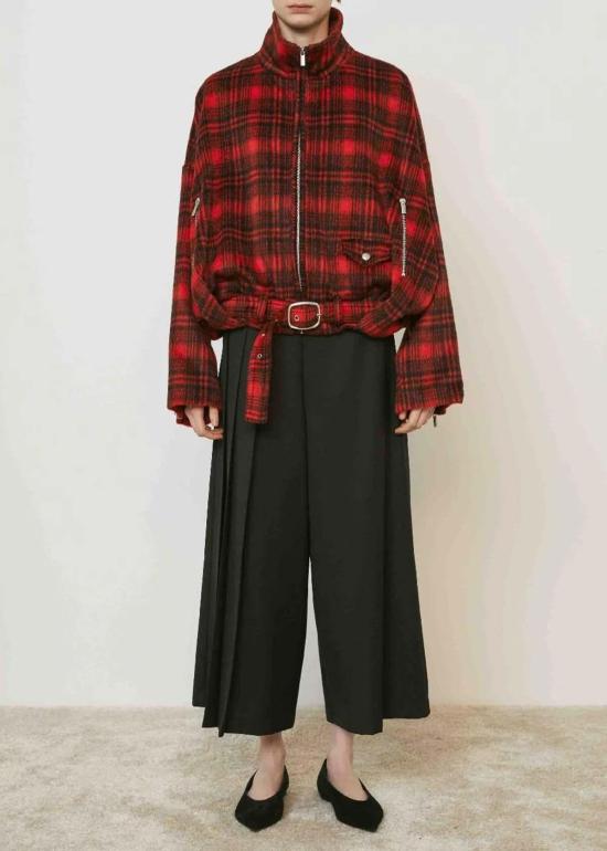  메이메이즈 봄버 자켓 Mei Meij M5 Ip01 재킷 체크