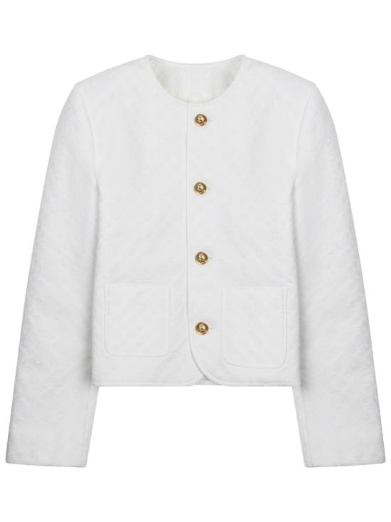 26SS 셀린느 첼시 자켓 퀼티드 RV0800536 CAY4 WHITE