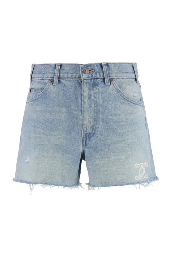 26SS 셀린느 스케이트 쇼츠 스위트 허니 RP06I789D FZZ8 DENIM