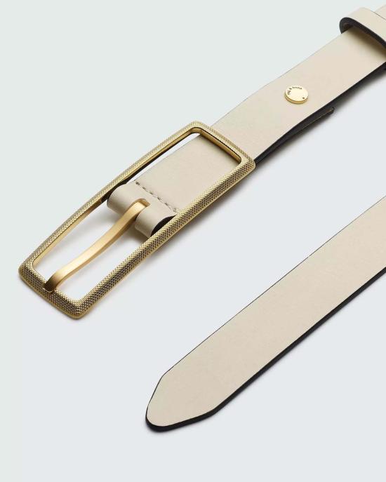  랙앤본 벨트 Rag & Bone Small Rebound Belt 그레이지 - RAG & BONE