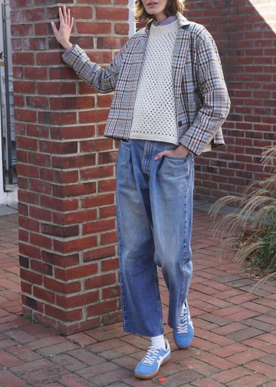  PROCHE 데님 팬츠 프로셰 플리츠 프론트 진 - OTHER BRANDS