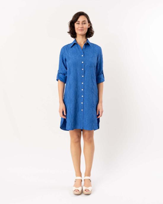 핀리 원피스 알렉스 셔츠드레스 블루 - FINLEY