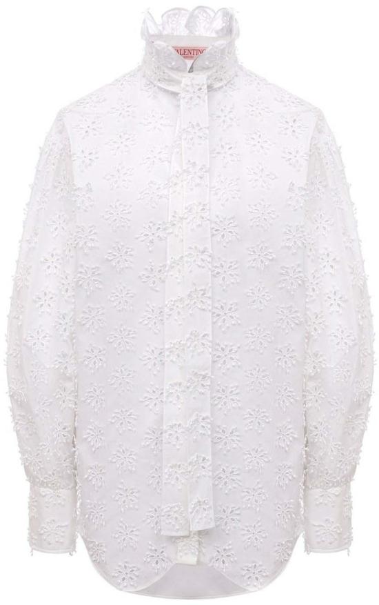  발렌티노 가라바니 긴팔 셔츠 JDXB3AB3706GN001 WHITE