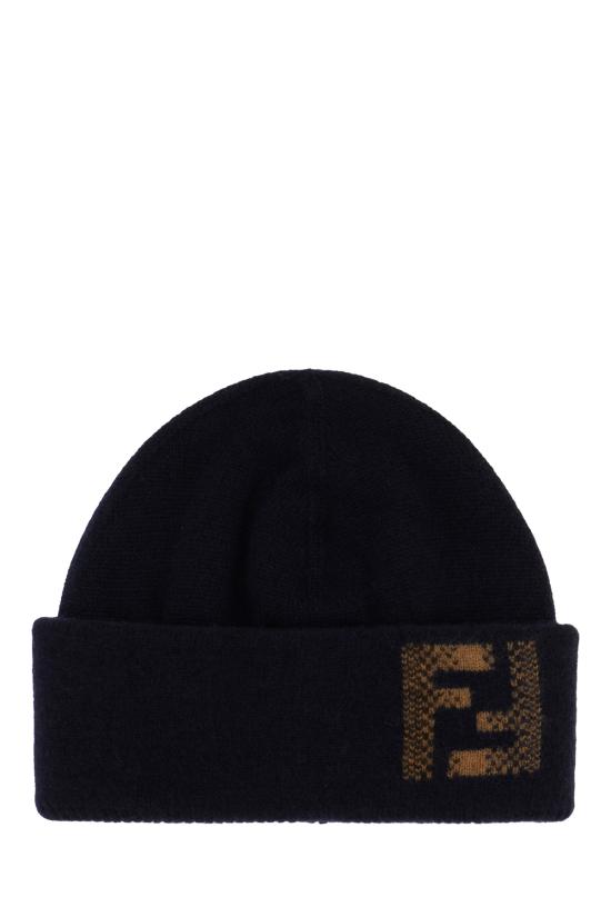 26SS 펜디 이어플랩 캡 FXQ335ATQD F0DE8 BLU MARRONE