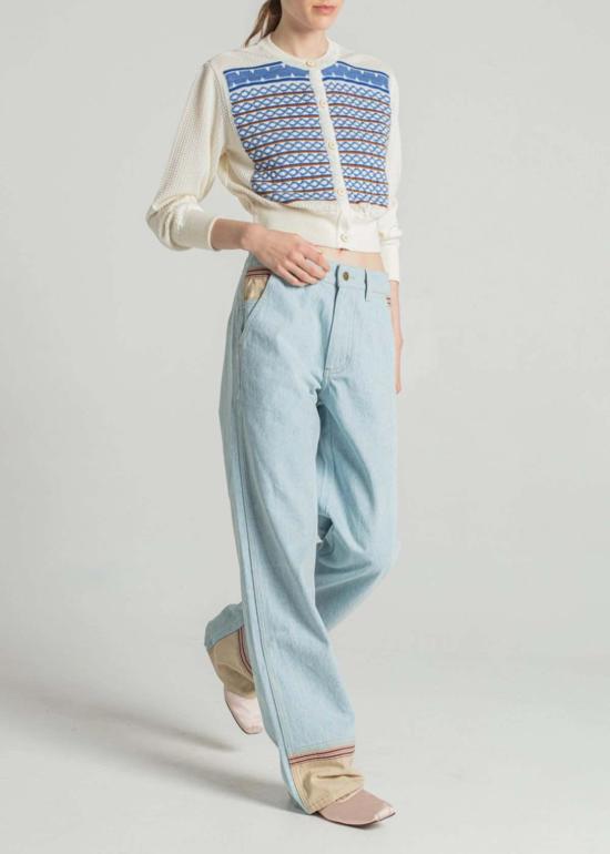  Le Mont St. Michel 가디건 르 몽 생 미셸 글로리나 카디건 오프 화이트 - OTHER BRANDS