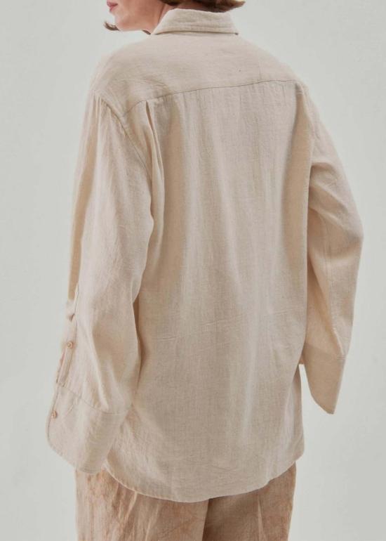  Nymane 탑 니메인 허튼 셔츠 내추럴 - OTHER BRANDS