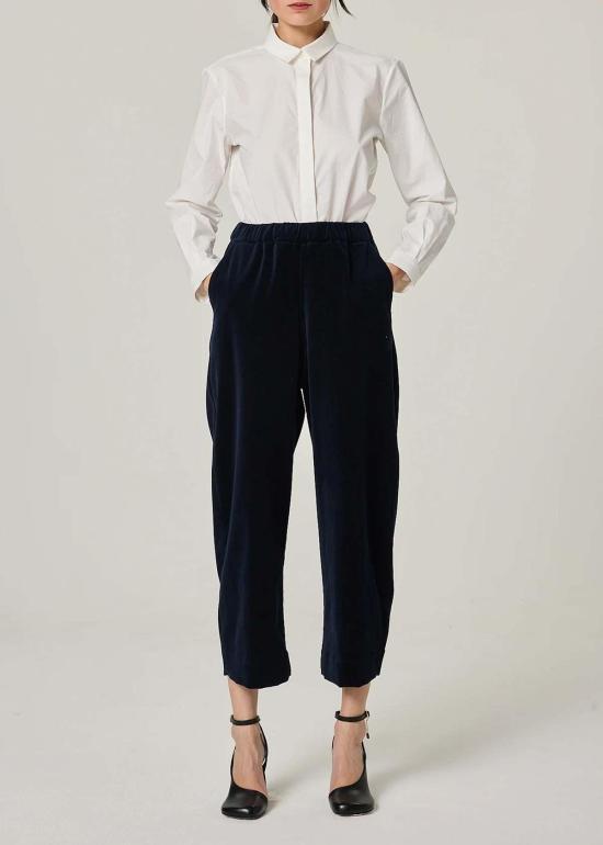  파비아나 피냐 크롭 팬츠 Fabiana Pigna Torme 벨벳 팬츠 누이트