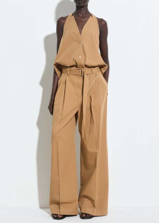  Pachute 스트레이트 팬츠 Christian Wijnants Paradisa 팬츠 카멜