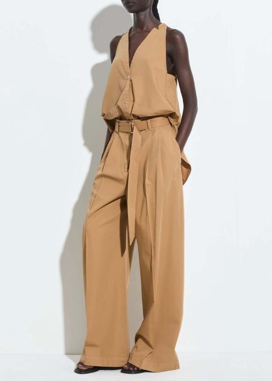  Pachute 스트레이트 팬츠 Christian Wijnants Paradisa 팬츠 카멜 - OTHER BRANDS