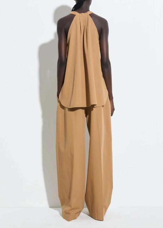  Pachute 스트레이트 팬츠 Christian Wijnants Paradisa 팬츠 카멜 - OTHER BRANDS