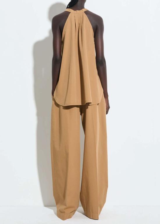  크리스티앙 뵈이넝스 블라우스 Christian Wijnants Terrica 탑 카멜 - CHRISTIAN WIJNANTS