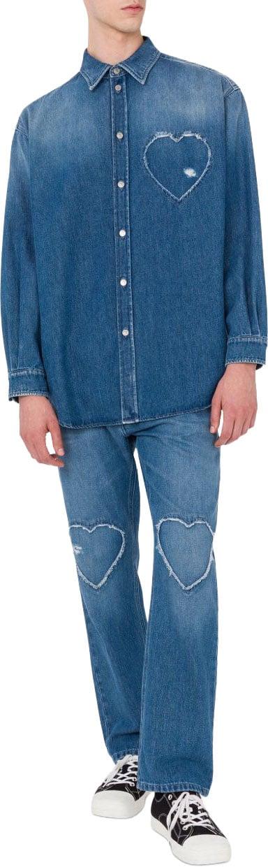 26SS 모스키노 데님 셔츠 A020402390285 BLUE - MOSCHINO