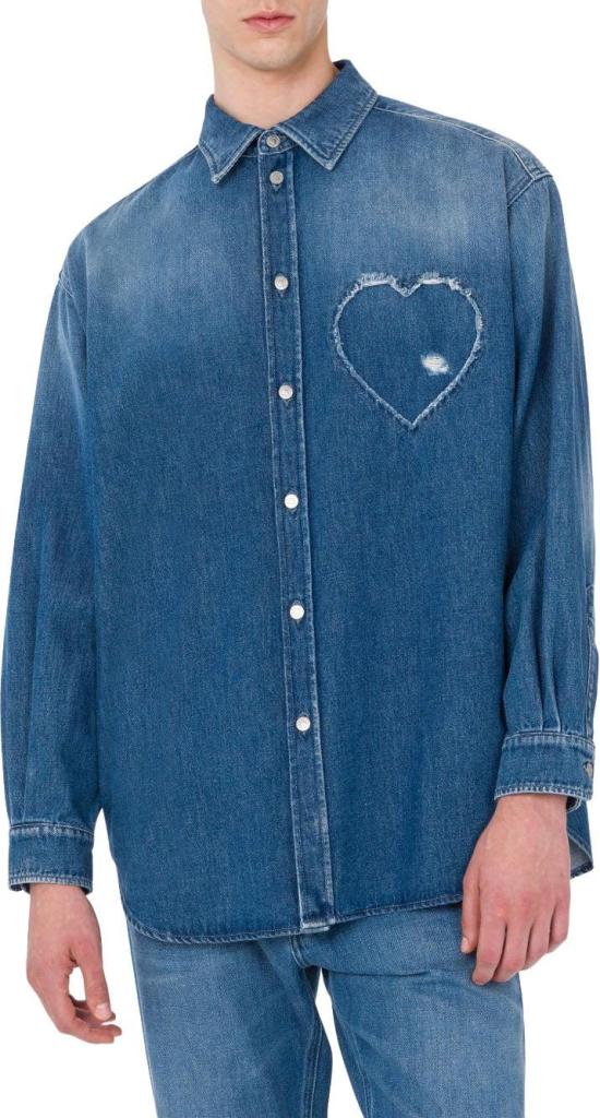 26SS 모스키노 데님 셔츠 A020402390285 BLUE - MOSCHINO
