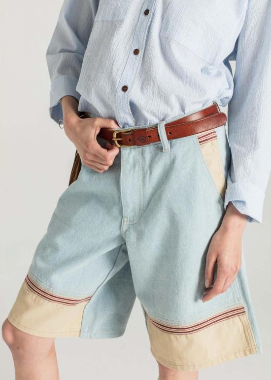  Le Mont St. Michel 데님 숏팬츠 Le Mont S'michel Palarne 버뮤다 반바지 데님 - OTHER BRANDS