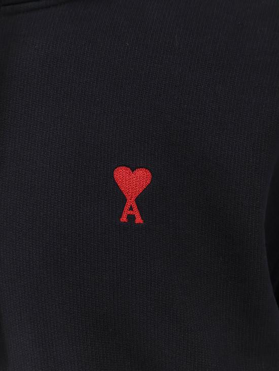 26SS 아미 긴팔 티셔츠 BFUSW235 730001 BLACK - AMI