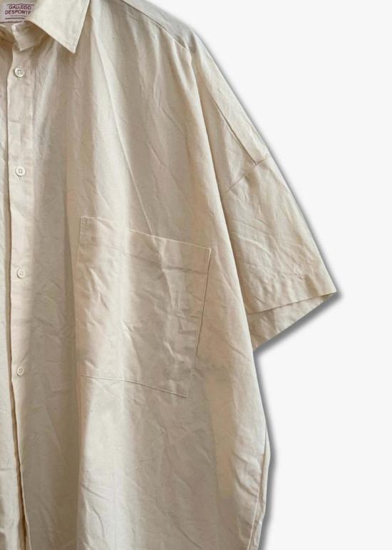  가예고데스포르테스 탑 갈레고 데스포르트 오버사이즈 셔츠 내추럴 - GALLEGO DESPORTES