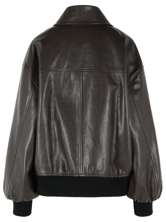 26SS 케이트 가죽 자켓 6166729 L729950 Brown - KHAITE