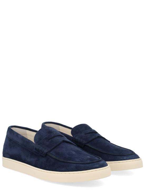 26FW 브루넬로 쿠치넬리 스웨이드 로퍼 스니커즈 MZUSOLP312 C8862 BLUE - BRUNELLO CUCINELLI