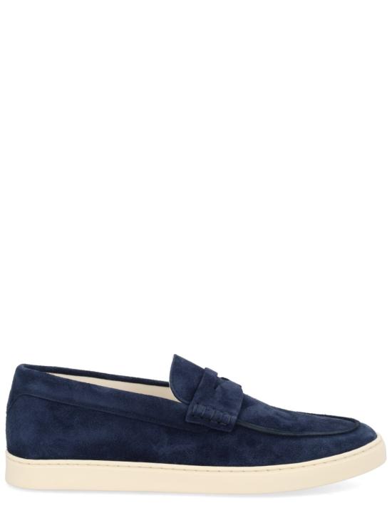 26FW 브루넬로 쿠치넬리 스웨이드 로퍼 스니커즈 MZUSOLP312 C8862 BLUE