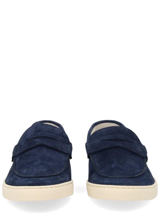 26FW 브루넬로 쿠치넬리 스웨이드 로퍼 스니커즈 MZUSOLP312 C8862 BLUE - BRUNELLO CUCINELLI