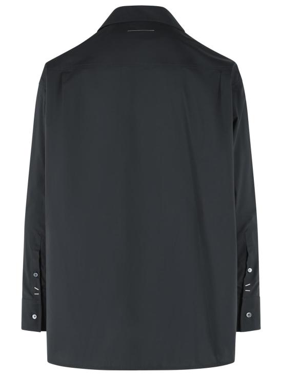 26SS MM6 메종마르지엘라 긴팔 셔츠 SH0DT0041 M35256899 Black - MM6 MAISON MARGIELA