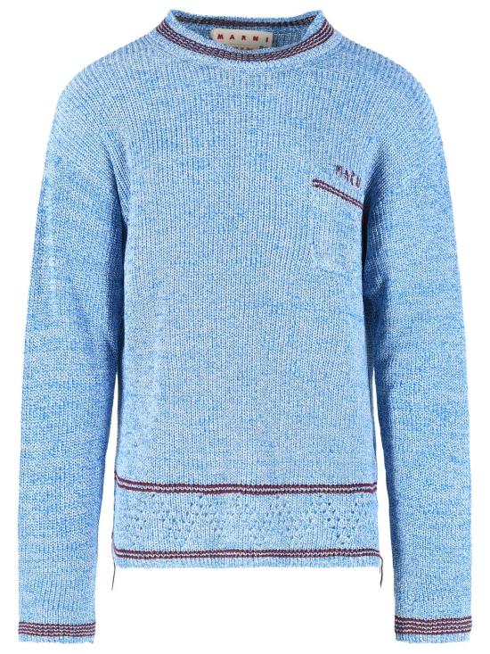 26SS 마르니 스웨터 GCMG0483Q0 UFC601MLB43 Light Blue