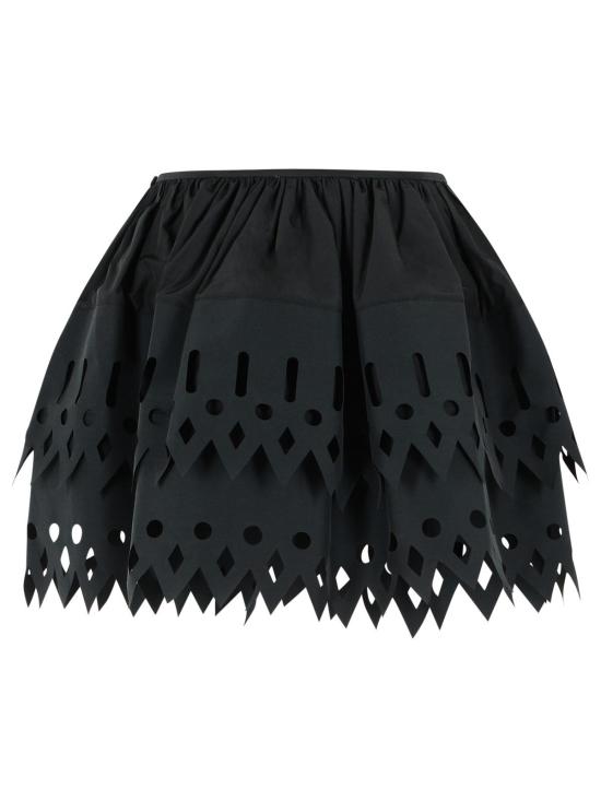 26SS 블루마린 숏 스커트 2G293AN0990 Black - BLUMARINE