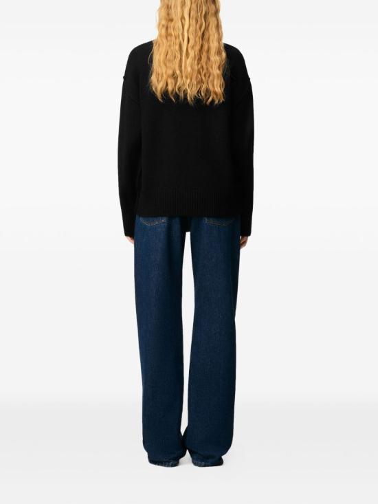 26SS 아미 스웨터 UKS838 018009 BLACK - AMI