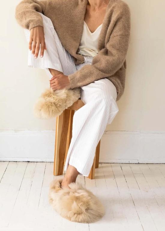  Intiearth 뮬/슬리퍼 인티어스 코지 알파카 슬리퍼