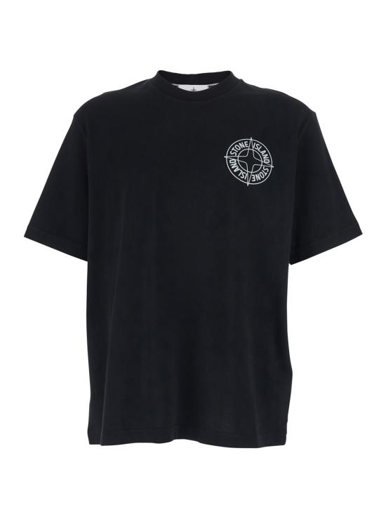 26SS 스톤 아일랜드 반팔 티셔츠 L1S152100001S0284V0029 BLACK DOM