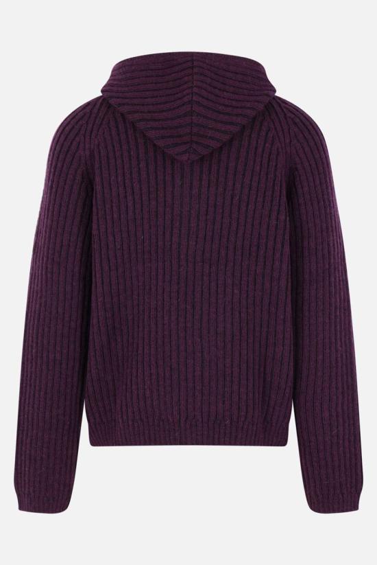 26SS 아워레가시 후드 티셔츠 M2263LN NIGHT VIOLET STRIPE DOM - OUR LEGACY