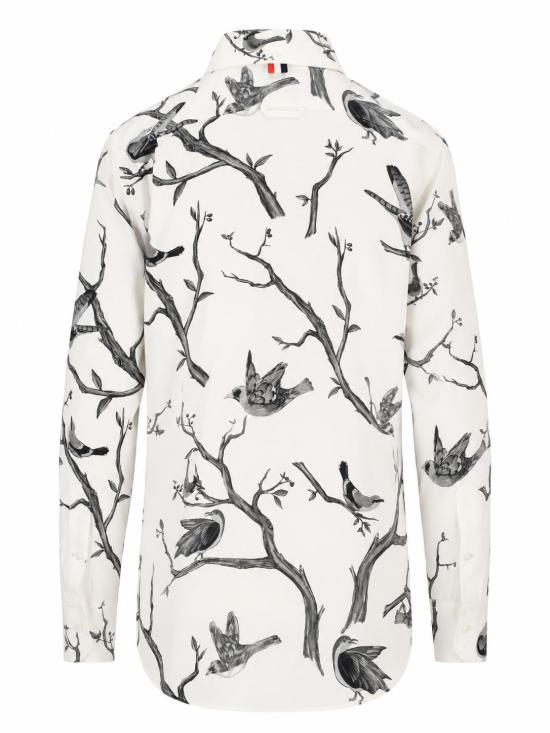 26FW 톰브라운 블라우스 FLL005AF1048 100 WHITE - THOM BROWNE