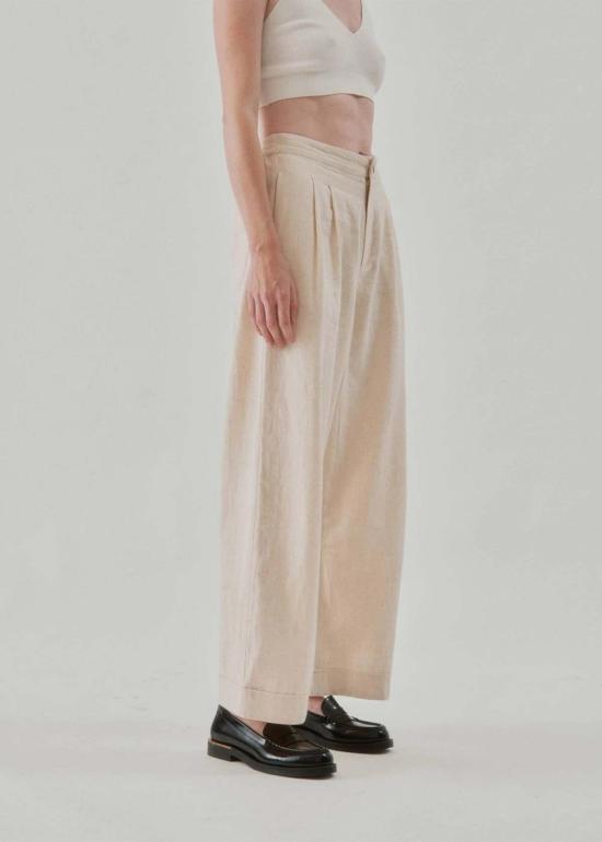  Nymane 스트레이트 팬츠 니마네 웨스 팬츠 내추럴 - OTHER BRANDS