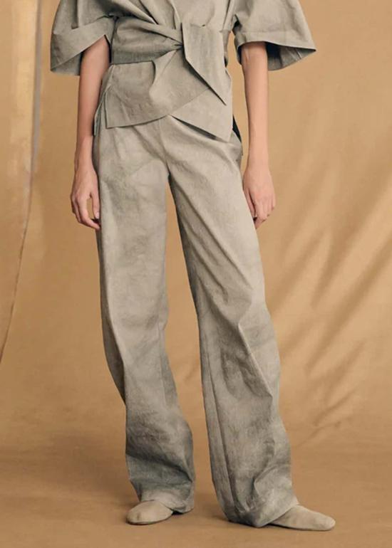  코타나 스트레이트 팬츠 코르타나 료 팬츠 아쿠아 - CORTANA