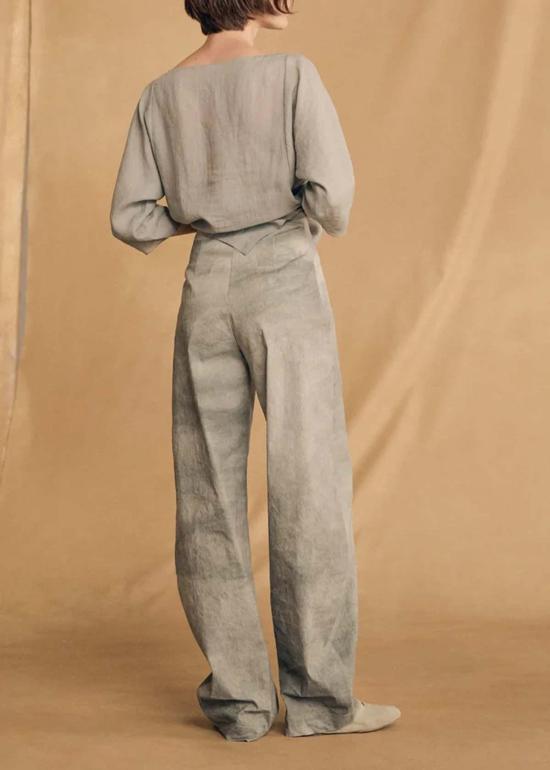  코타나 스트레이트 팬츠 코르타나 료 팬츠 아쿠아 - CORTANA