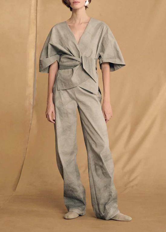  코타나 스트레이트 팬츠 코르타나 료 팬츠 아쿠아