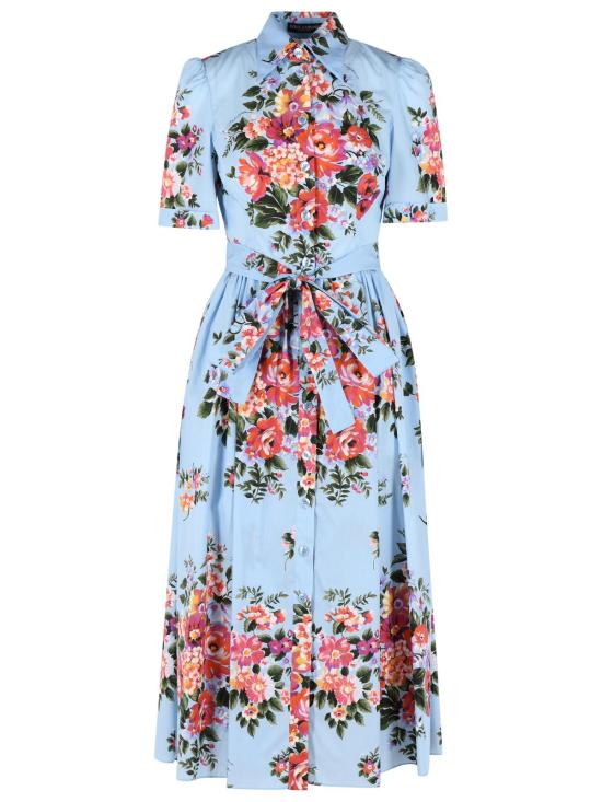 26SS 돌체앤가바나 미디 원피스 F6JFNT HS5UUHC5ZO Light Blue