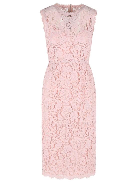 26SS 돌체앤가바나 미디 원피스 F6H0ZT HLMTBF1246 Pink