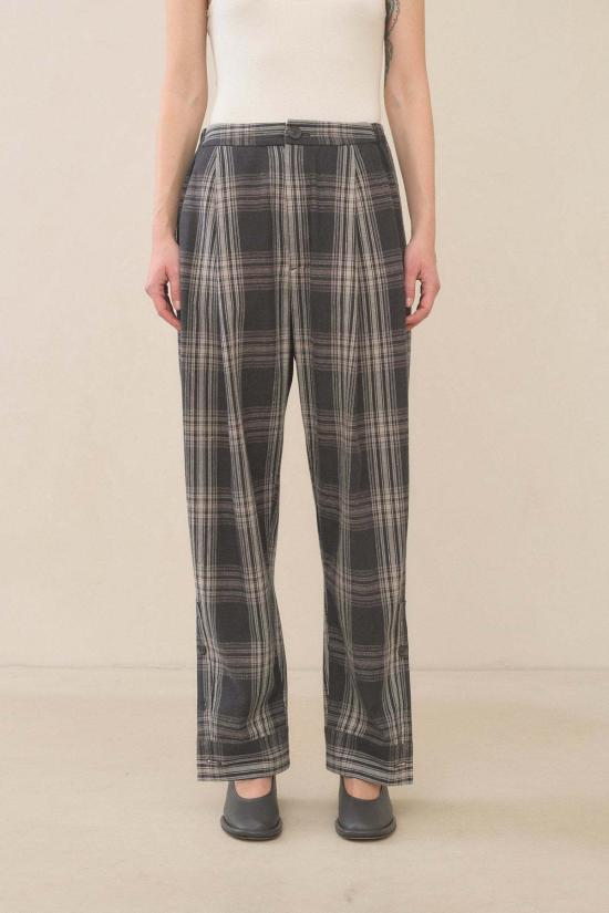  Lauren Manoogian LLC 팬츠 체크무늬 커프스