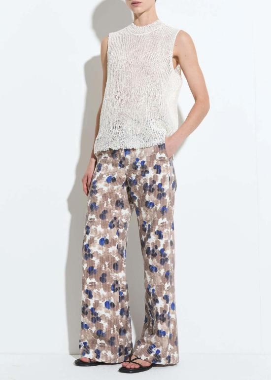  크리스티앙 뵈이넝스 스트레이트 팬츠 Christian Wijnants Pindou 팬츠 카멜리아/블랙 - CHRISTIAN WIJNANTS